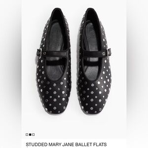 H&M studded ballet flats